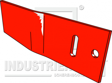 Streichblech-Verlängerung - rechts 34.0138-HC4 zu Pflugkörper Typ HC (Kuhn)